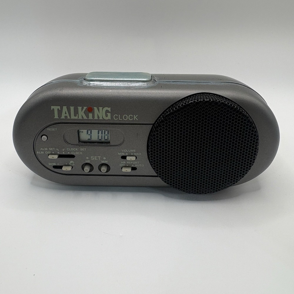 Vintage Utmost UT6633 Talking Digital Battery Alarm Clock - 1990 Retro - Tested
